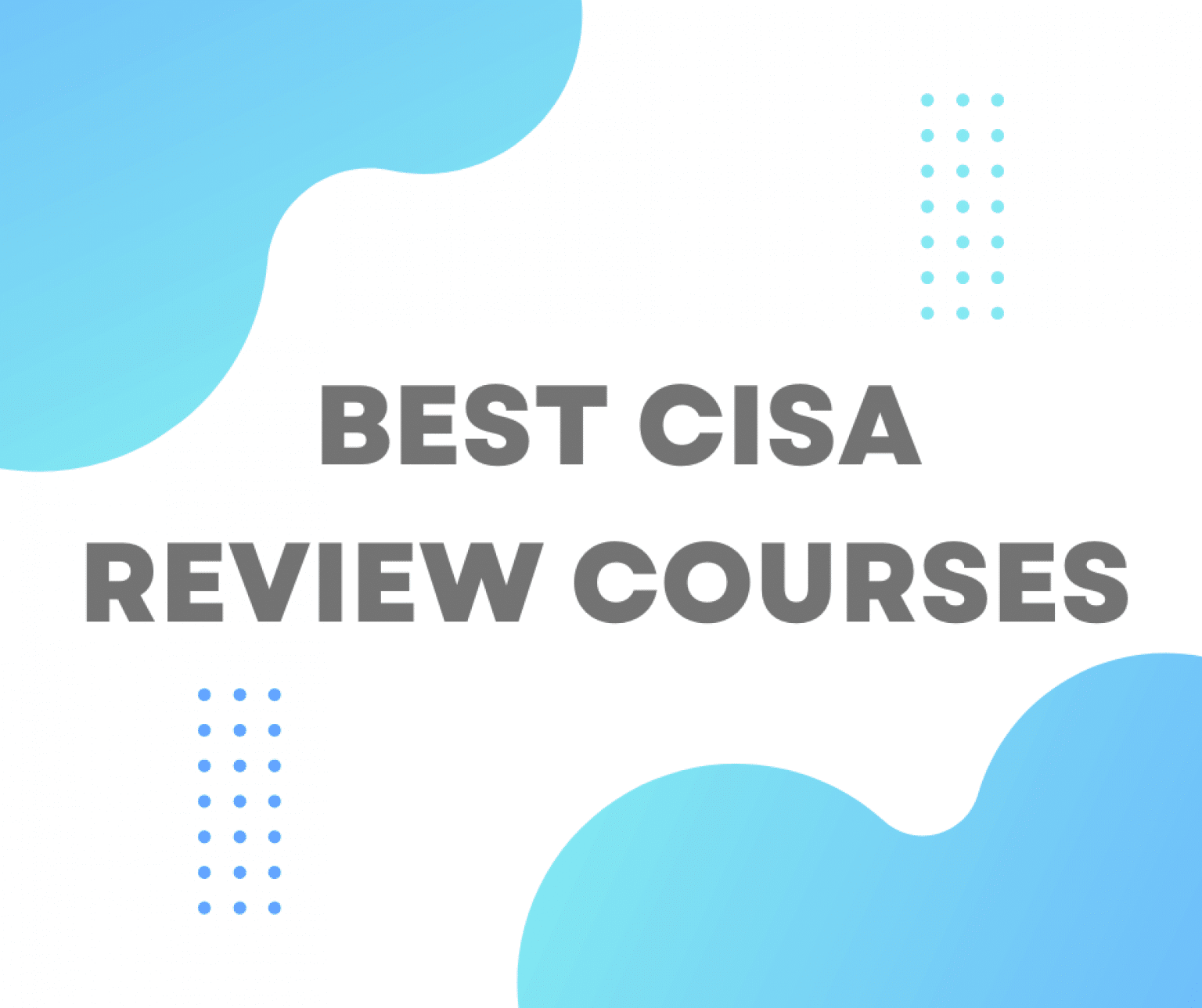5 Best CISA Training Courses 2024 (Pass Fast!)